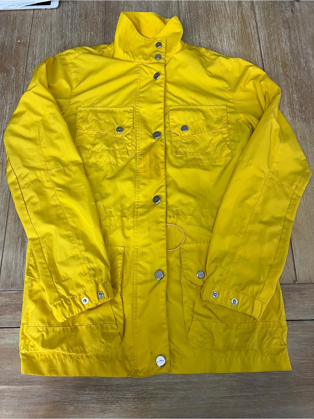 Ralph Lauren Yellow Quilted Shell Jacket